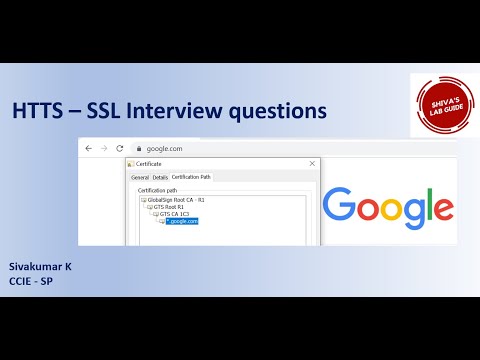 How HTTPS works & HTTPS SSL Interview Questions and Answers
