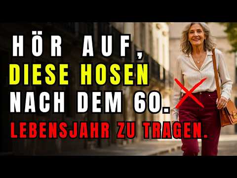 7 häufige Fehler, die Frauen über 60 bei der Hosenwahl unbedingt vermeiden sollten!