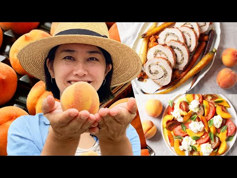 Rie Makes A 3-Course Meal With Peaches In Every Dish
