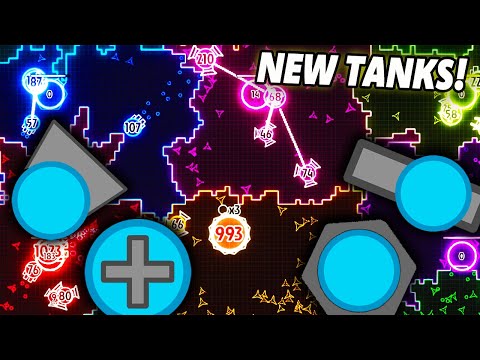 8 Color Battle Royale 5 - New Diep.io Tanks! [Marble Race in Unity] #27