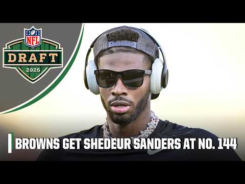 🚨 BREAKING 🚨 Cleveland Browns pick Colorado QB Shedeur Sanders with the 144th pick | NFL Draft