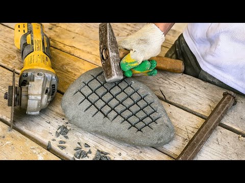 From River Stone to Art — I Carved This Bowl Using Diamond Tools | Handmade Transformation. DIY