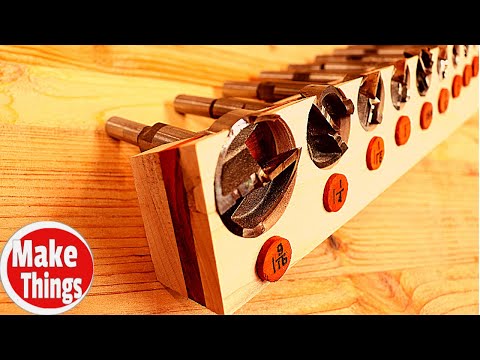 Forstner Bit Storage...The EASY Way! // Never Lose Sleep Over Losing a Forstner Bit Again!