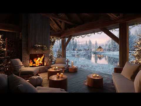Winter Wonderland Christmas Ambience 🌨️🎄 Serene Snowfall & Cozy Holiday Atmosphere