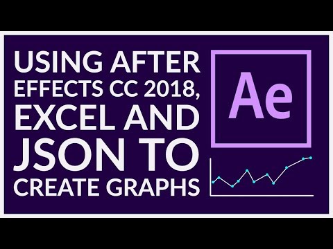 Using After Effects CC 2018, Excel and JSON to create Graphs