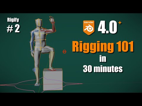 [Blender 4.0 RIGIFY] Ch 2: Rigging Basics