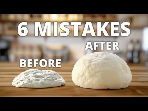 6 Mistakes to Avoid when Making Doughs (bread and pizza)