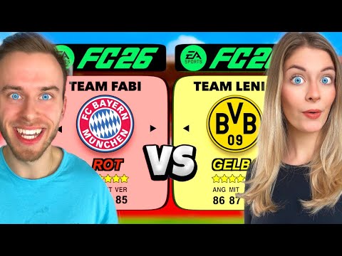 FC Fabiano vs FC Leni - aber CLUB LOGO FARBEN bestimmen unsere Teams! 👀⚽️