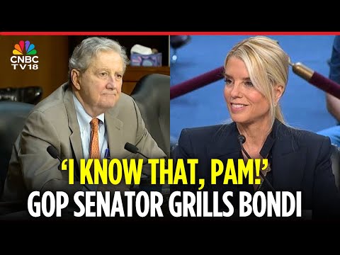 WATCH: Sen. Kennedy Grilled AG Pam Bondi About Comments Howard Lutnick Made About Epstein | N18G
