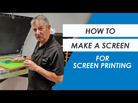How To Make A Screen For Screen Printing | Chromaline