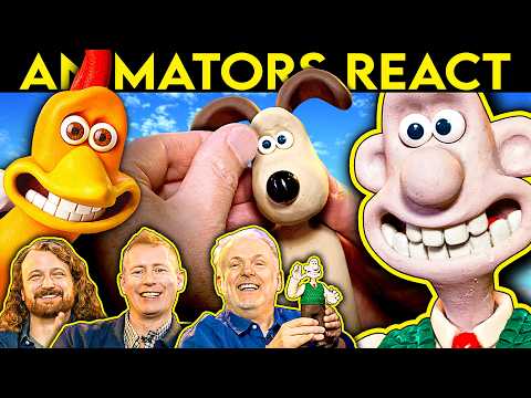 Animators React to Wallace and Gromit!
