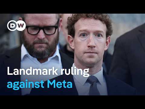Meta found guilty of harming children's mental health — can this change Meta's way? | DW News