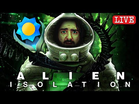 (LIVE) TERRIFIED JAZZY VS XENOMORPH in ALIEN: ISOLATION! - The Achievement Grind