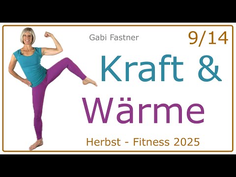 9/14 🏔️ 30 min. Kraft und Wärme | Arme, Bauch und Rücken gekräftigt, Workout ohne Geräte