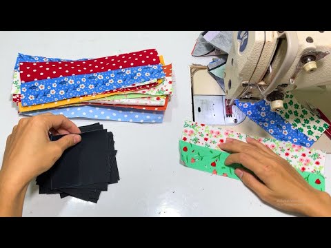 My LEFTOVER 2" STRIPS, I Turned Simplest Block into an Amazing Quilt ! EASY for beginners