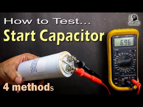 How to Test Motor Start and Motor Run AC Capacitor of ac fan and compressor