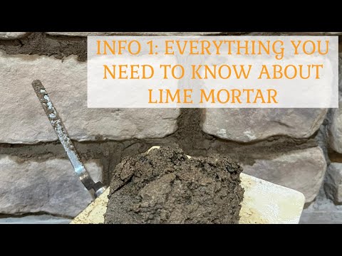 INFO 1: EVERYTHING YOU NEED TO KNOW ABOUT LIME MORTAR [ FROM APPLYING TO CURING ]