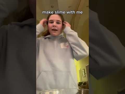 making slime 😰 #slime #funny #fypシ゚viral #foryou