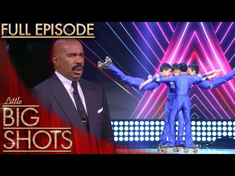 Rollerskating Dancers Leave Steve Harvey In SHOCK! 🛼 | Season 2 Episode 2 | Little Big Shots US