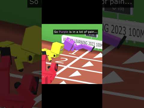 AI Olympics - 100m Race #ai #deeplearning