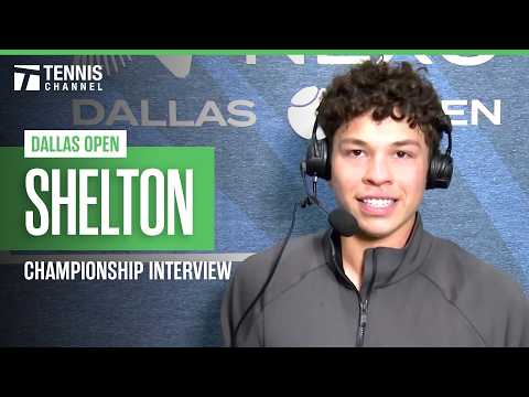 Ben Shelton on beating Taylor Fritz to win the Dallas title | 2026 Dallas