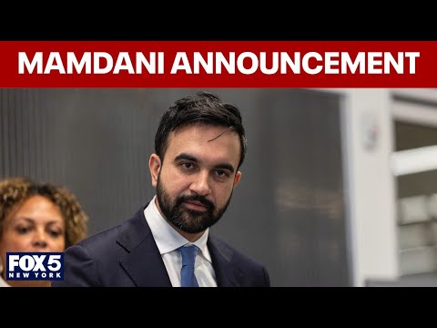 FULL: Mamdani press conference, announcement