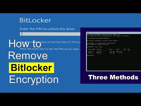 🔓Unlock PC, Remove Bitlocker ENCRYPTION Without a PIN & Key in 3 Safe Ways ➡️Install a New Windows