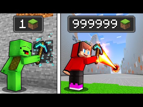 Mikey vs JJ Mine Battle Challenge in Minecraft (Maizen)