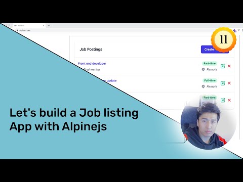 Let's build a Job listing App with Alpine.js