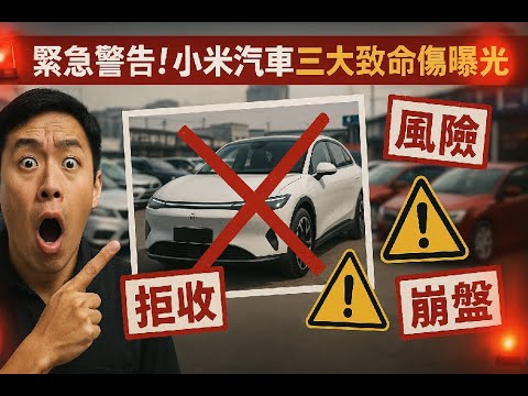 血本無歸!小米SU7訂單從加價兩萬暴跌至1500元賤賣,黃牛車商集體逃亡,這場資本遊戲的終結預示著新能源行業最殘酷的大清洗即將來臨! #小米SU7貶值 #投機泡沫 #新能源洗牌