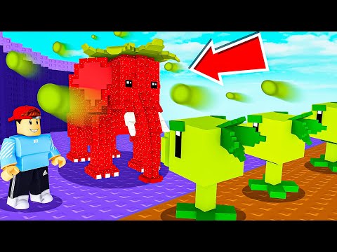 PFLANZEN gegen BRAINROTS in Roblox!
