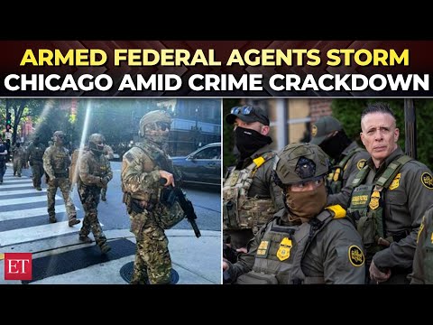 'ICE, go home!': Chaos erupts in Chicago as armed fed agents storm city | US Immigration Crackdown