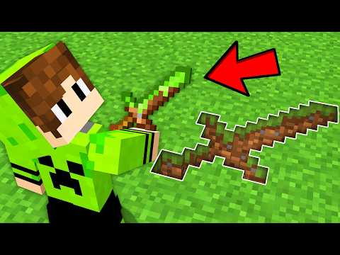 I CAN MAKE A SWORD out of ANY BLOCK in Minecraft!