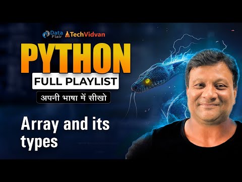 Arrays In Python | Operations On Array | Python Array Types and Concepts [Hindi]