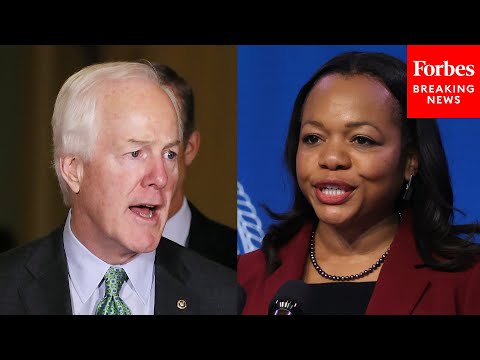 Viral Moment: Cornyn questions Asst. AG nom Kristen Clarke about college essay she claims was satire