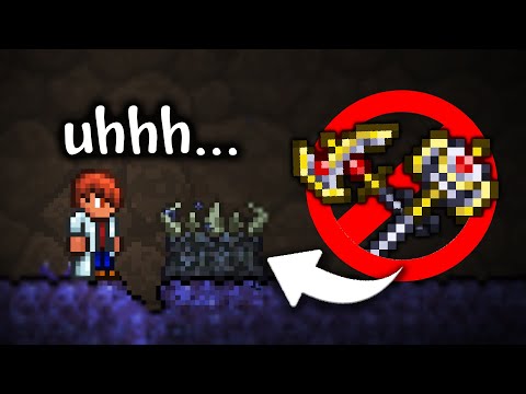 Is it possible to beat Terraria without tools?