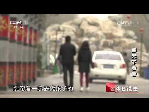 20150912 今日说法  那天下着雪