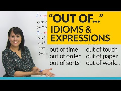 Easy English Expressions with "OUT OF"