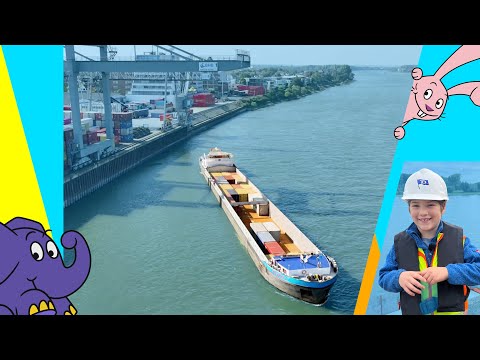Moritz und die Maschinen - Wie steuert man ein Binnenschiff? | Der Elefant | WDR