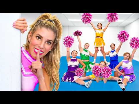 I Built a SECRET Room for CHEERLEADERS