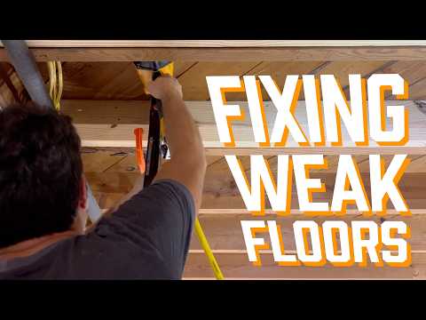 Reinforcing Weak Floor Joists