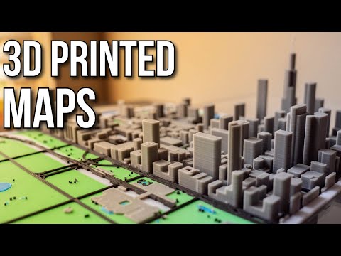 Make Your Own Custom 3D-Printed Maps!