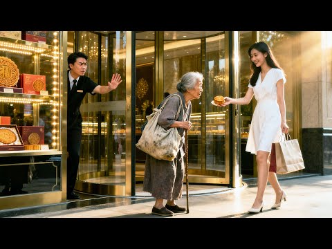An old lady buying pancakes is chased away as a beggar—only a girl helps her, changing her fate.