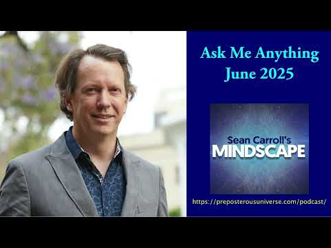 Mindscape Ask Me Anything, Sean Carroll | June 2025