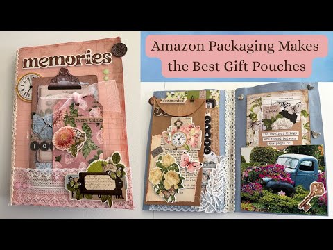 FROM AMAZON PACKAGING INTO GIFT POUCHES EASY PROJECTS