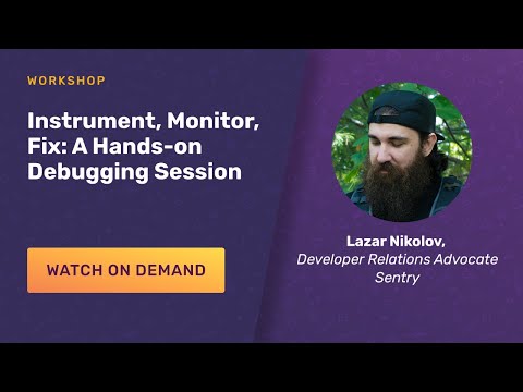 Instrument, monitor, fix: a hands-on debugging session
