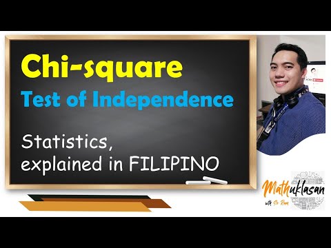 Chi Square Test of Independence || Statistics in Filipino