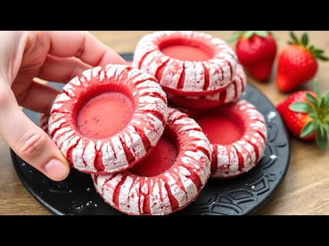 Erdbeerwunder! Ein einfaches und köstliches Dessert, das auf der Zunge zergeht!