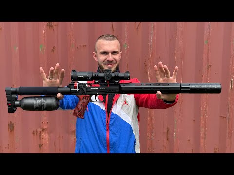 Эта пневматика ПРОСТРЕЛИТ РЕЛЬС!? Тест винтовки Эдган Леший 2