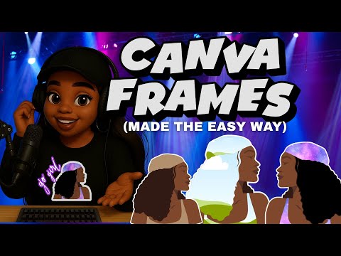 Canva HACK: Turn ANY Image into a CUSTOM FRAME!